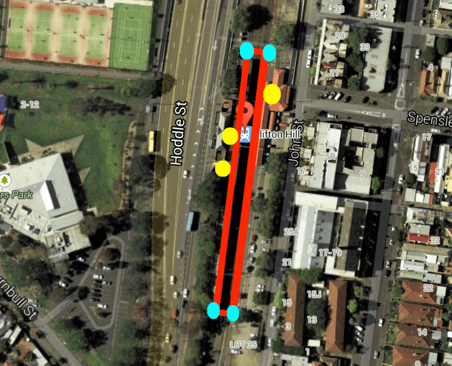 Where new station entrances should be