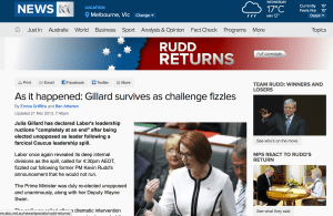 ABC spill coverage.